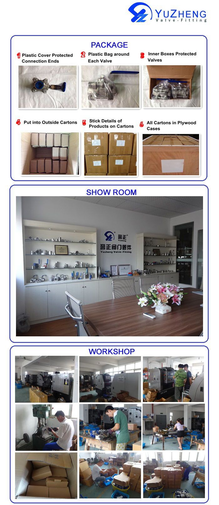 1/2"-6" Atmospheric Valve Female Thread Three Way Ball Valve