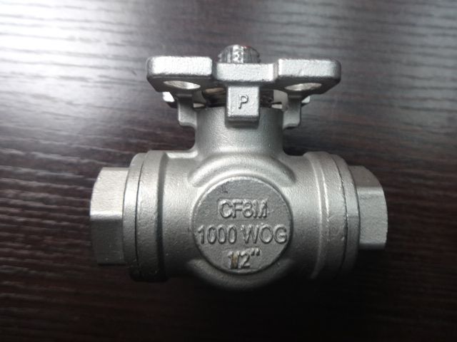 1/2"-6" Atmospheric Valve Female Thread Three Way Ball Valve