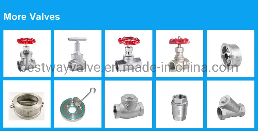1000psi/1000wog 304 316 Fnpt Threaded/Screwed 3PC Stainless Steel Ball Valve