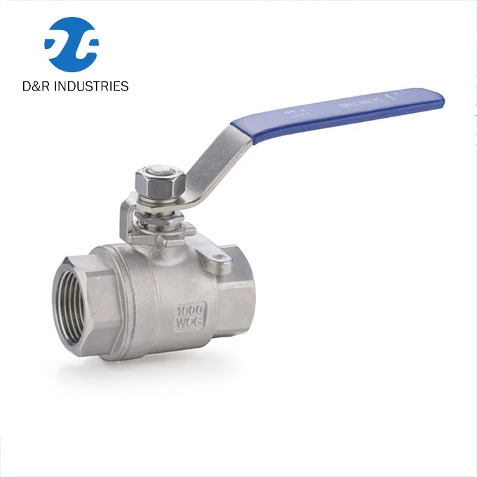 1PC M/F Threaded Stainless Steel Manual Ball Valve for Water Supply