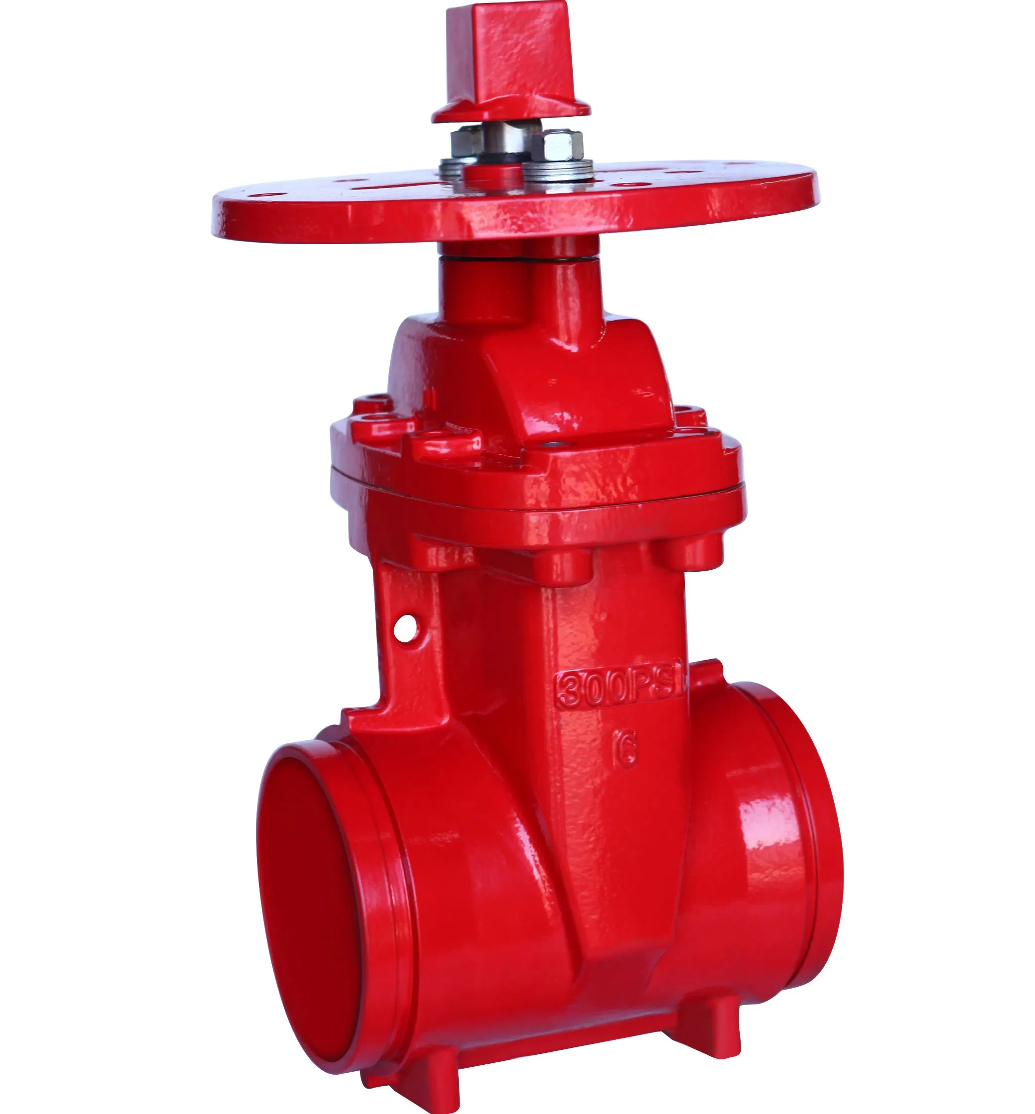 2' DN50 Fire Fighting Equipment FM UL Approved 300 Psi Grooved Nrs Gate Valve