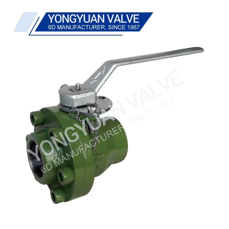 What are the primary components of a ball valve