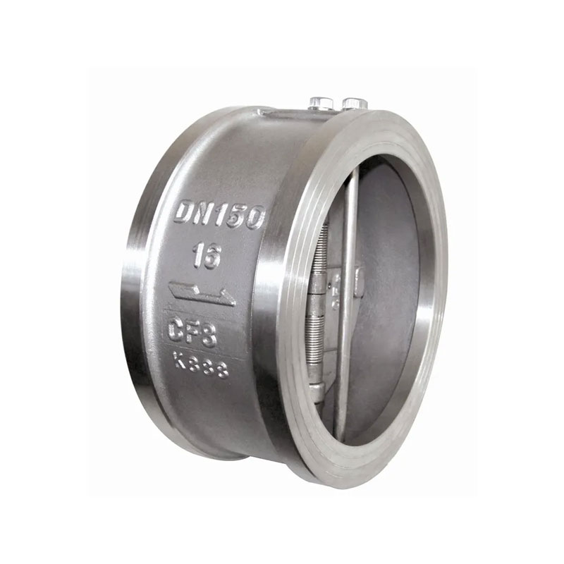 What Is the Pressure Drop Across a Double Disc Wafer Type Swing Check Valve at 50% Flow Capacity