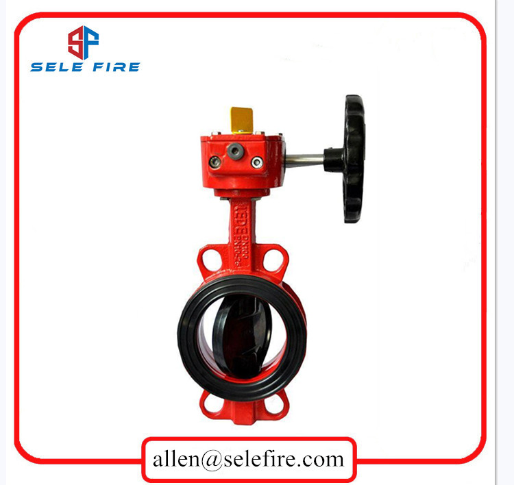 250psi Ductile Iron UL/FM Approved Butterfly Valves with Resilient Seated