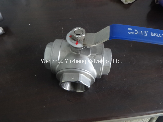 3 Way Stainless Steel Three Way Ball Valve