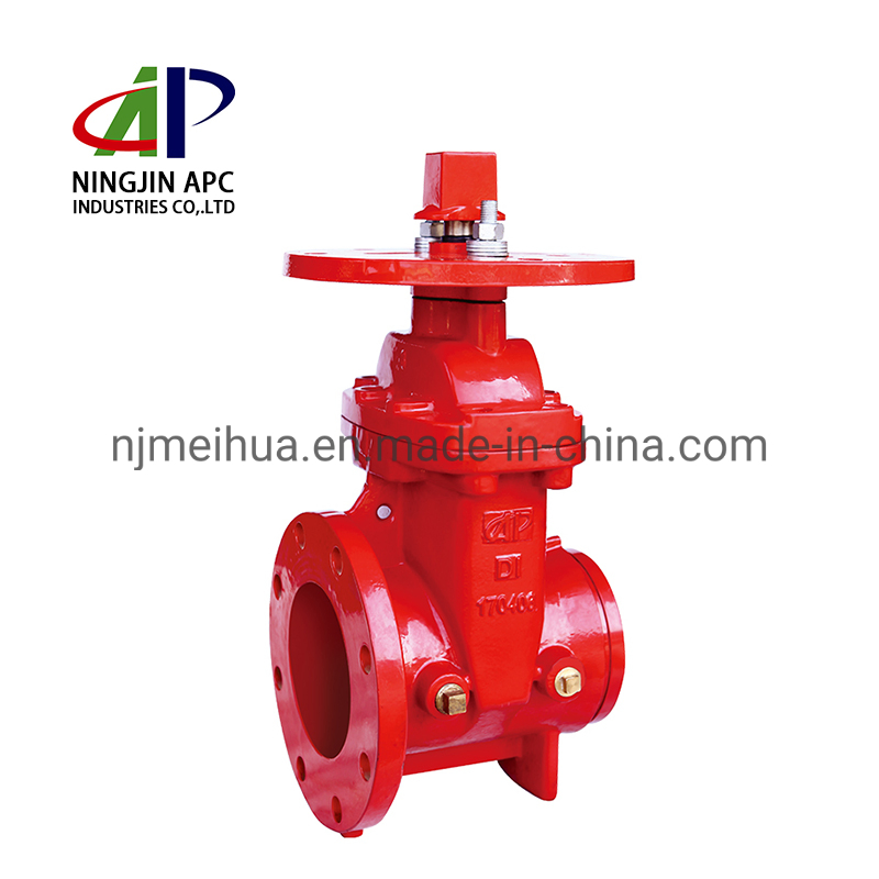 300psi Grooved End Nrs Gate Valve with Post Indicator Flange UL/FM