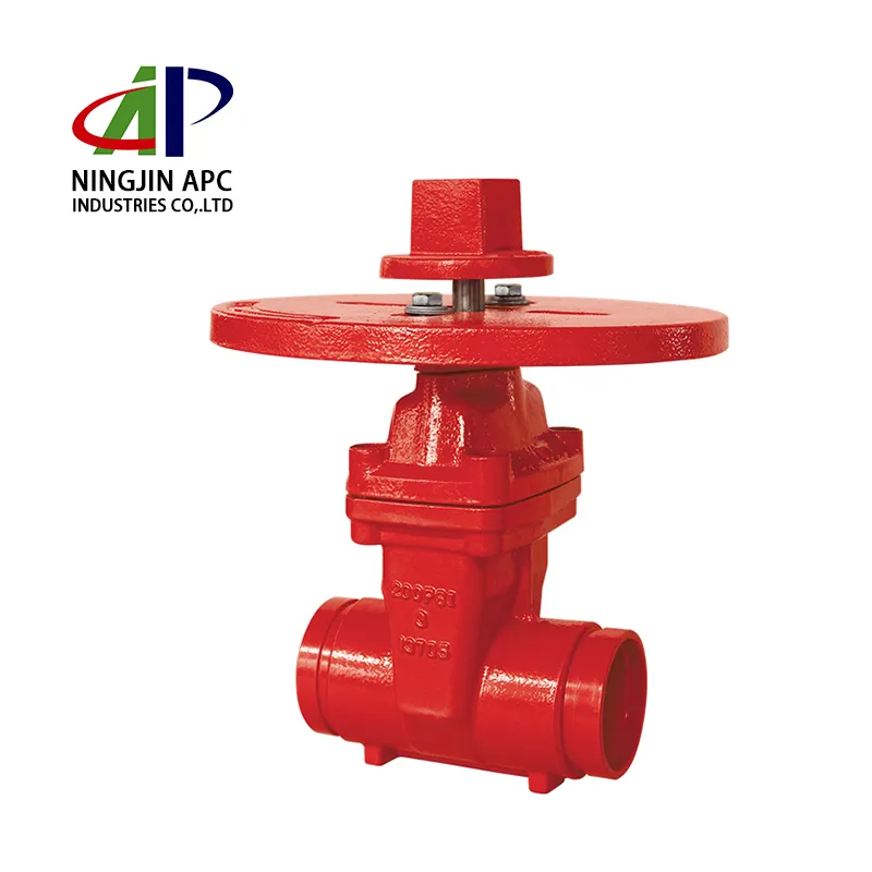 300psi Grooved End Nrs Gate Valve with Post Indicator Flange UL/FM