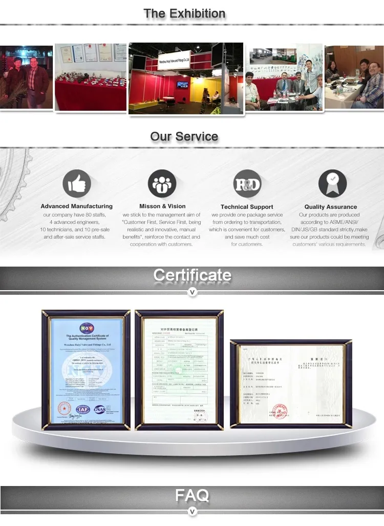 304/316 Stainless Steel CF8/CF8m/CF3m Gate Valve