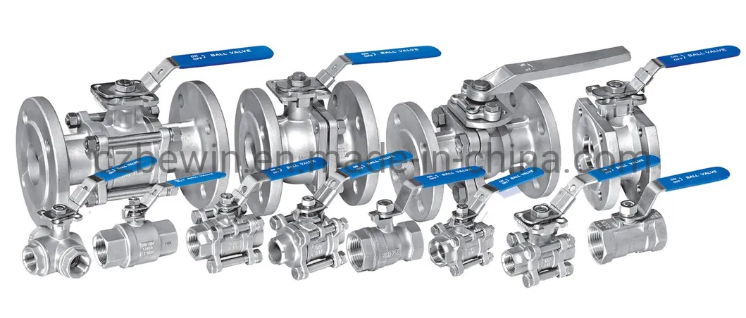316 Stainless Steel, Inline, 2-Piece, Connection Type Fnpt X Fnpt, Ball Valve