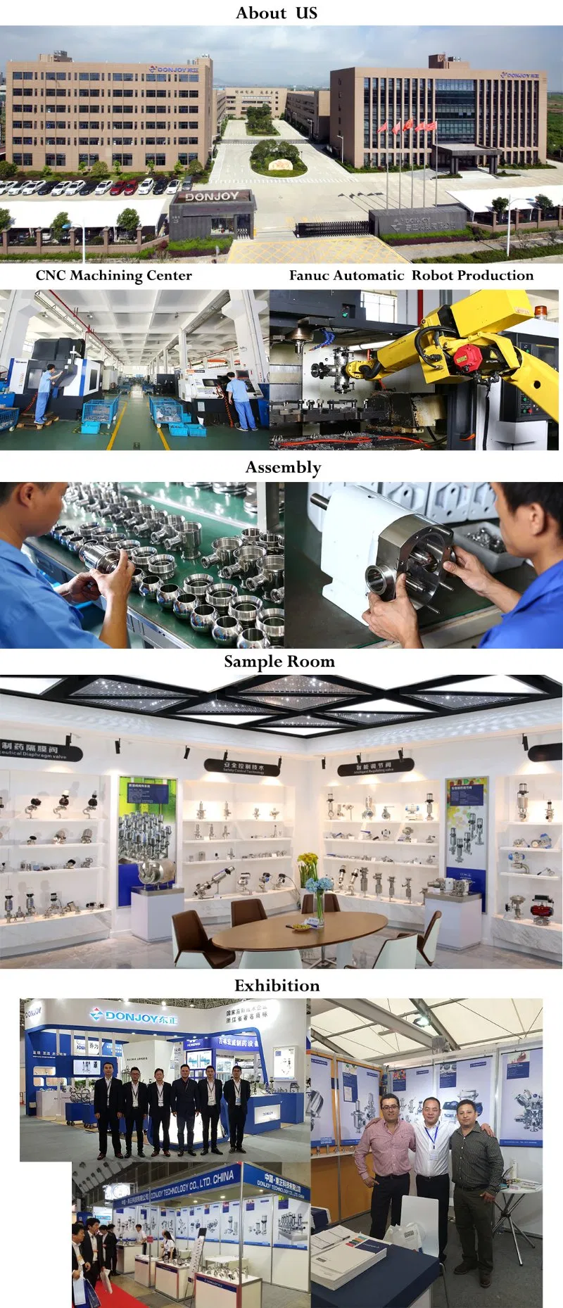 3A Sanitary U Type ASME Bpe Aspetic Diaphragm Valve