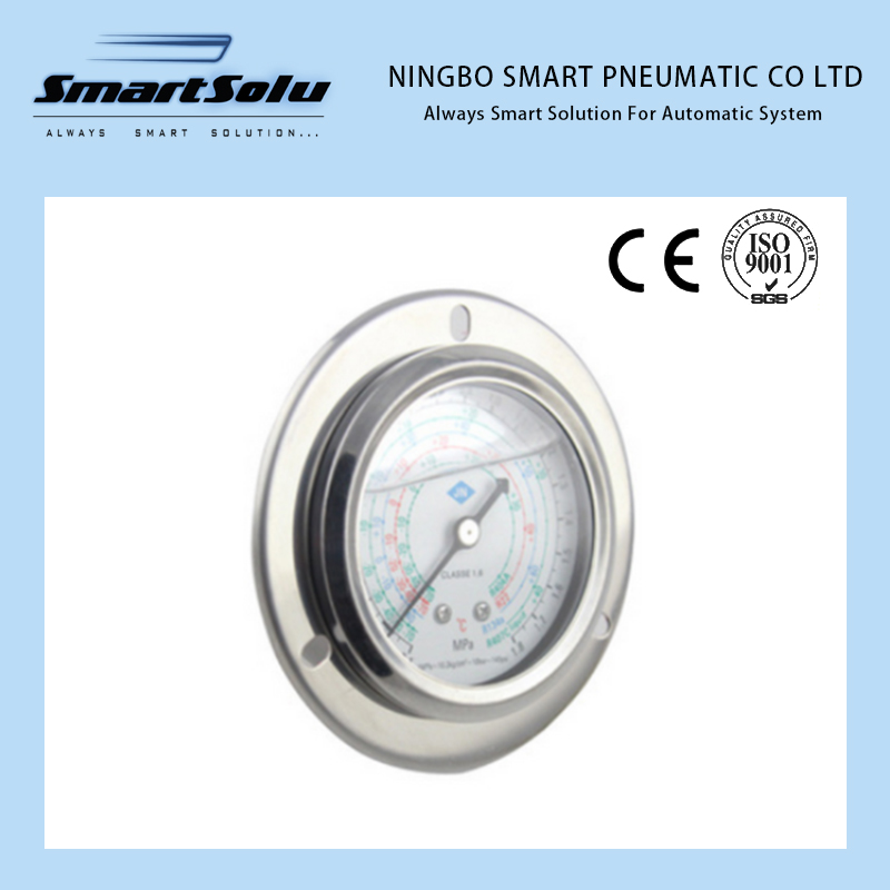 60mm Ordinary Pressure Gauge with Flange/Manometer