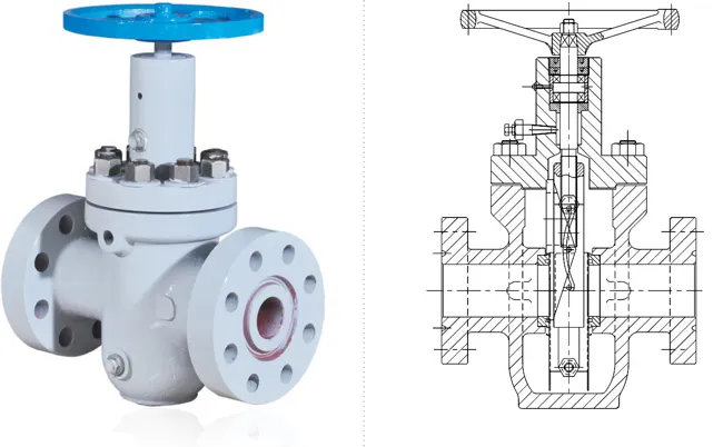 7-1/16" 5m API 6A FC Gate Valve of Wellhead
