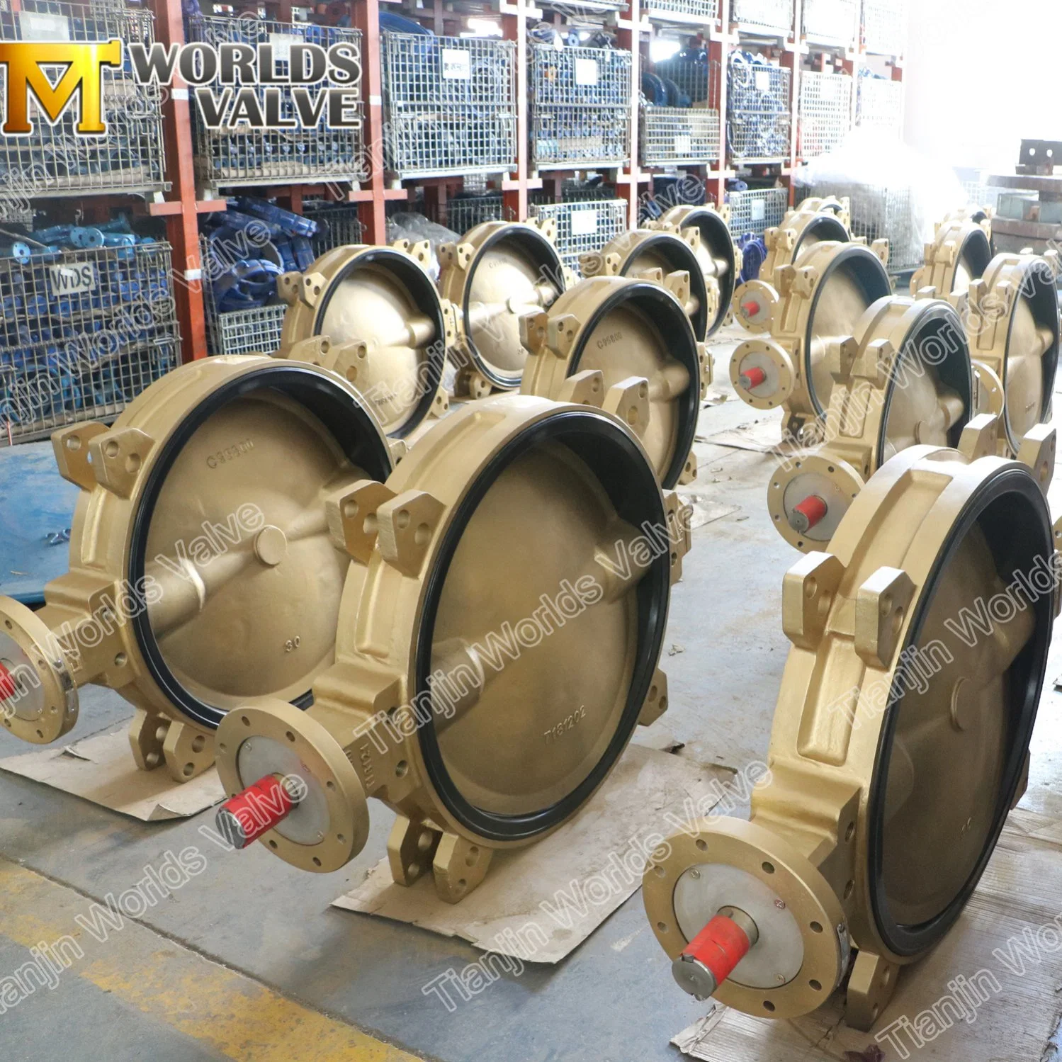 Ab2 B62 C6300 C95400 C95800 Aluminum Bronze Brass Nickel Butterfly Valves ABS Rina Dnv Lr Lloyd's Register Approved