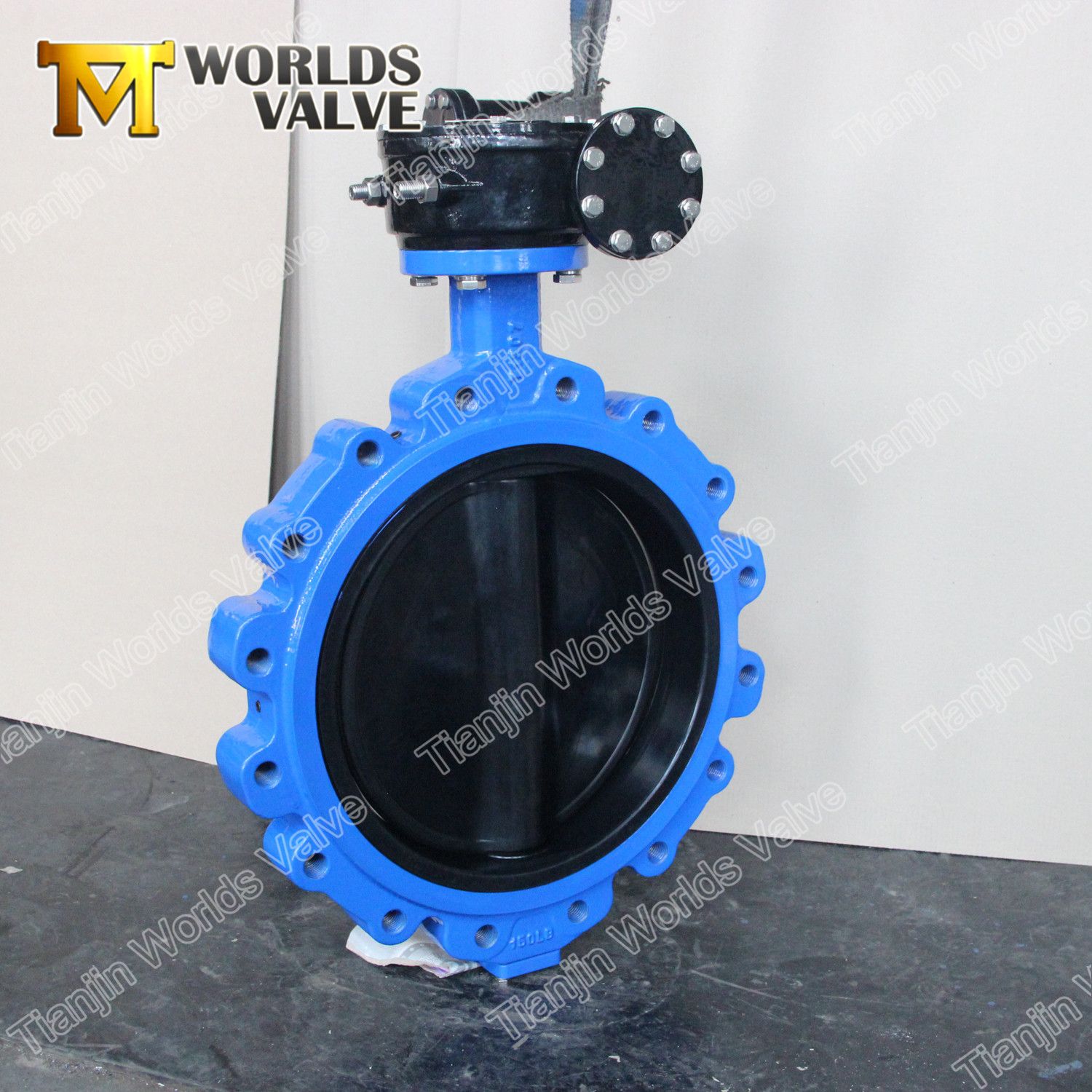 Anti-Corrosive Halar Painting High Quality Butterfly Control Valve with No Disc Pin Design