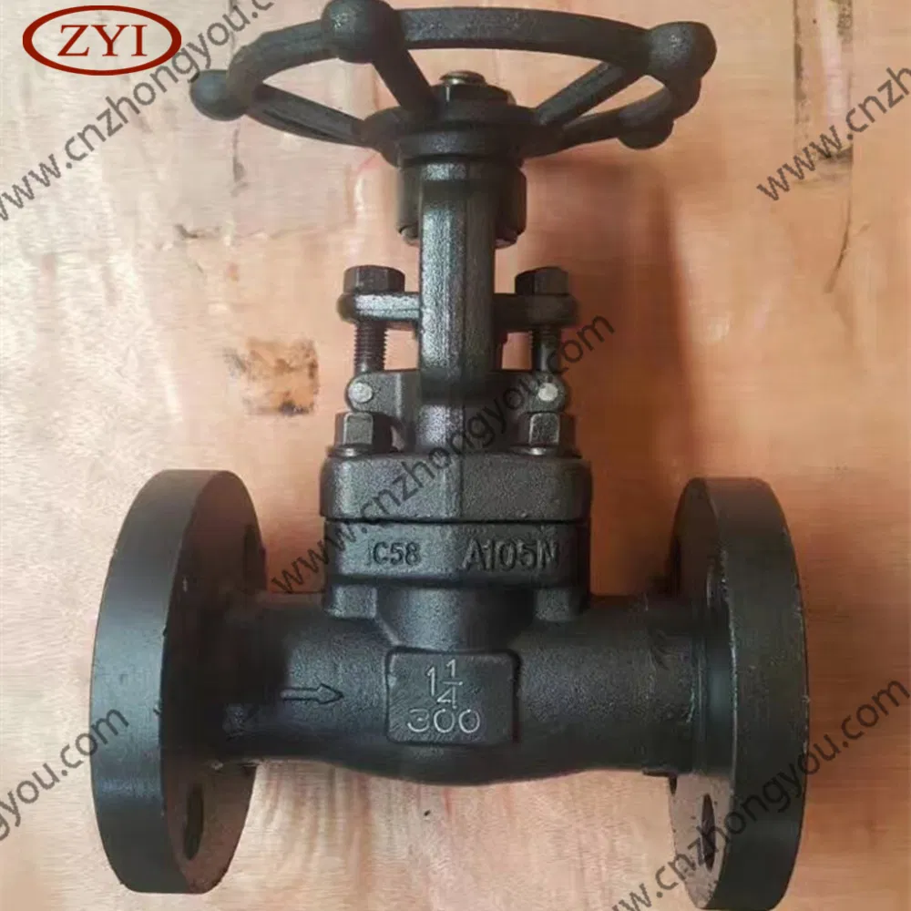 API 1/2 3/4 1 1-1/4 1-1/2 2 Inch Forged Steel Gate Valve