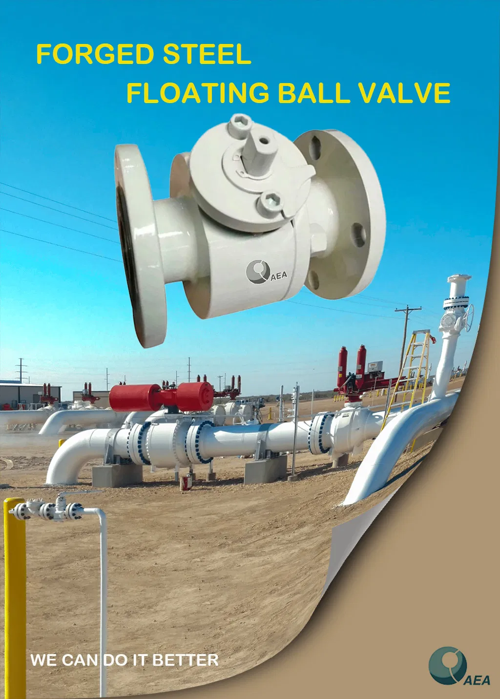 API 608 Forged Carbon Steel A105 A350 Lf2 Bolted Body Zero Leakage Low Fugitive Emission Flange Floating Ball Valve