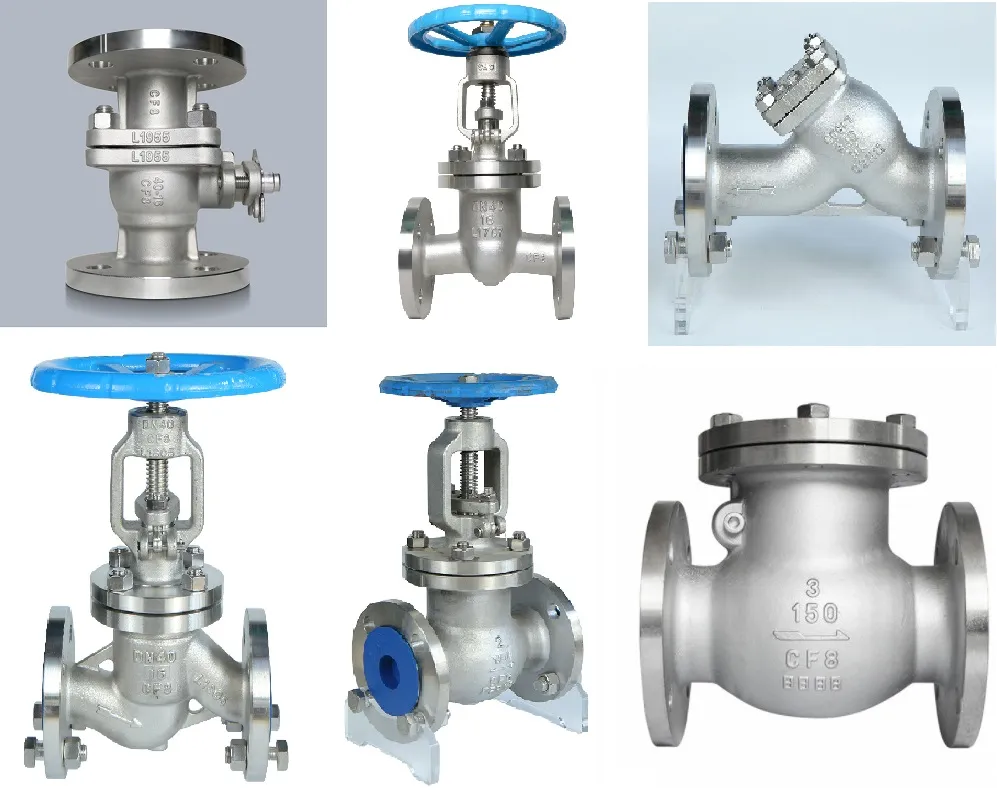 API Full Bore Industrial Cast Stainless Steel 2PC Floating Flange Ball Valve