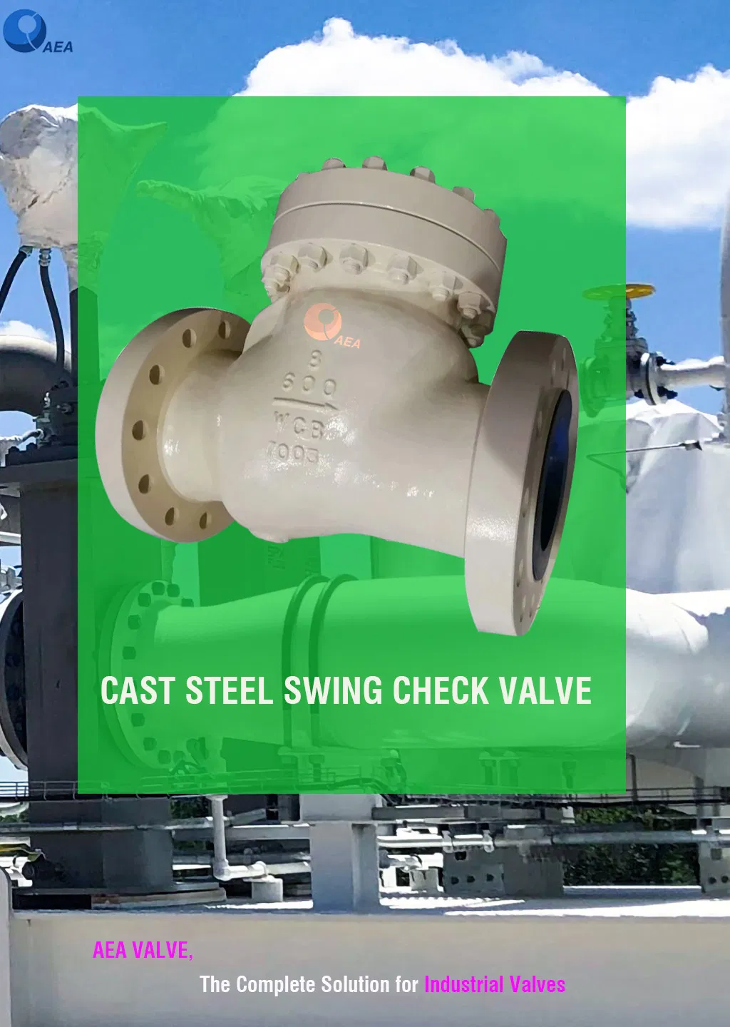 API600 BS1868 Cast Stee API Trim 1 Trim 8 Trim 8 Industrial Non-Return Silence Swing Disc Check Valve