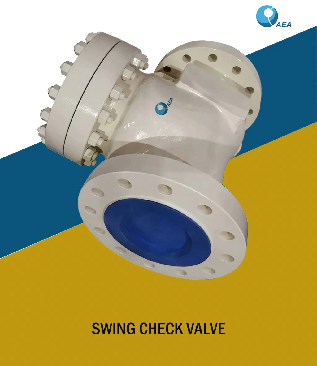 API600 BS1868 Cast Stee API Trim 1 Trim 8 Trim 8 Industrial Non-Return Silence Swing Disc Check Valve