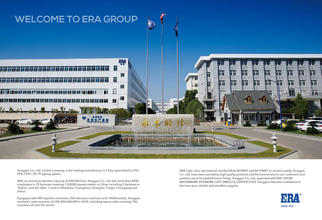 Best Quality Hot Made in China Era Plastic Valves Pn10 (F1970) NSF-Pw & Upc