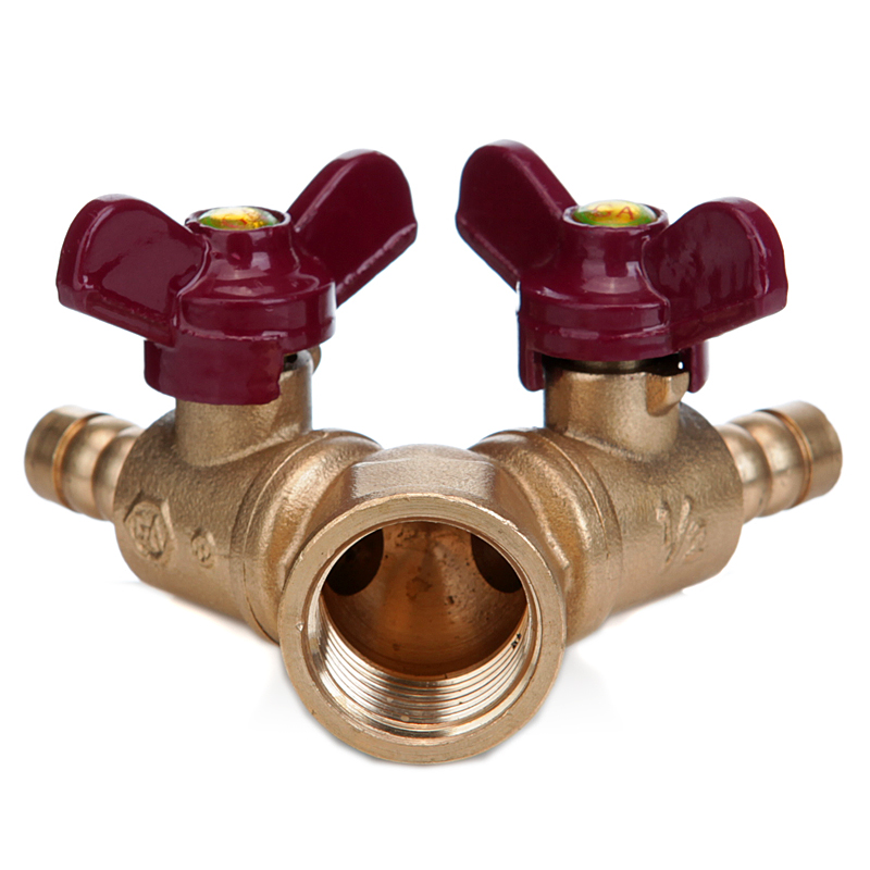 Brass Female Two Ways Hose Valve for Pex Pipe