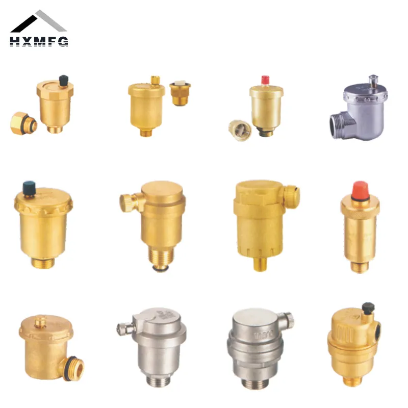 Brass Hot Stamped Automatic Thread Male Connect Air Vent