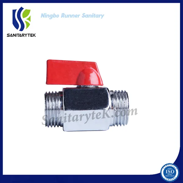 Brass Mini Ball Valve Male / Male