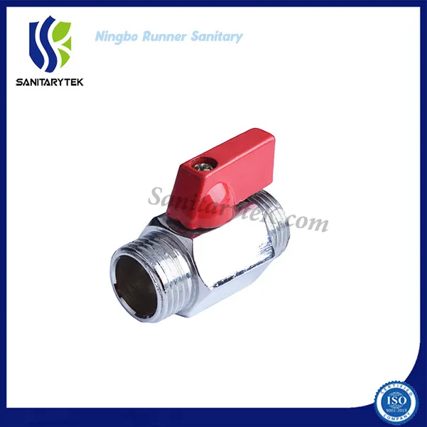 Brass Mini Ball Valve Male / Male