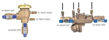 Bronze Test Cock with Slot for Screwdriver