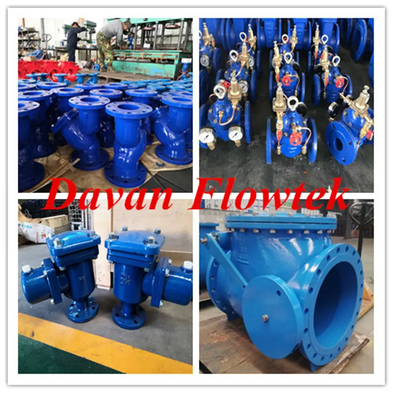 BS5163 Ductile Cast Iron Rubber Wedge Gear Operation Gate Valve