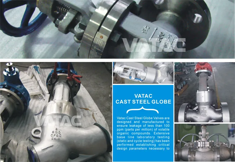 Cast Steel OS&Y Globe Valve, Manual Operated, Flange Connection