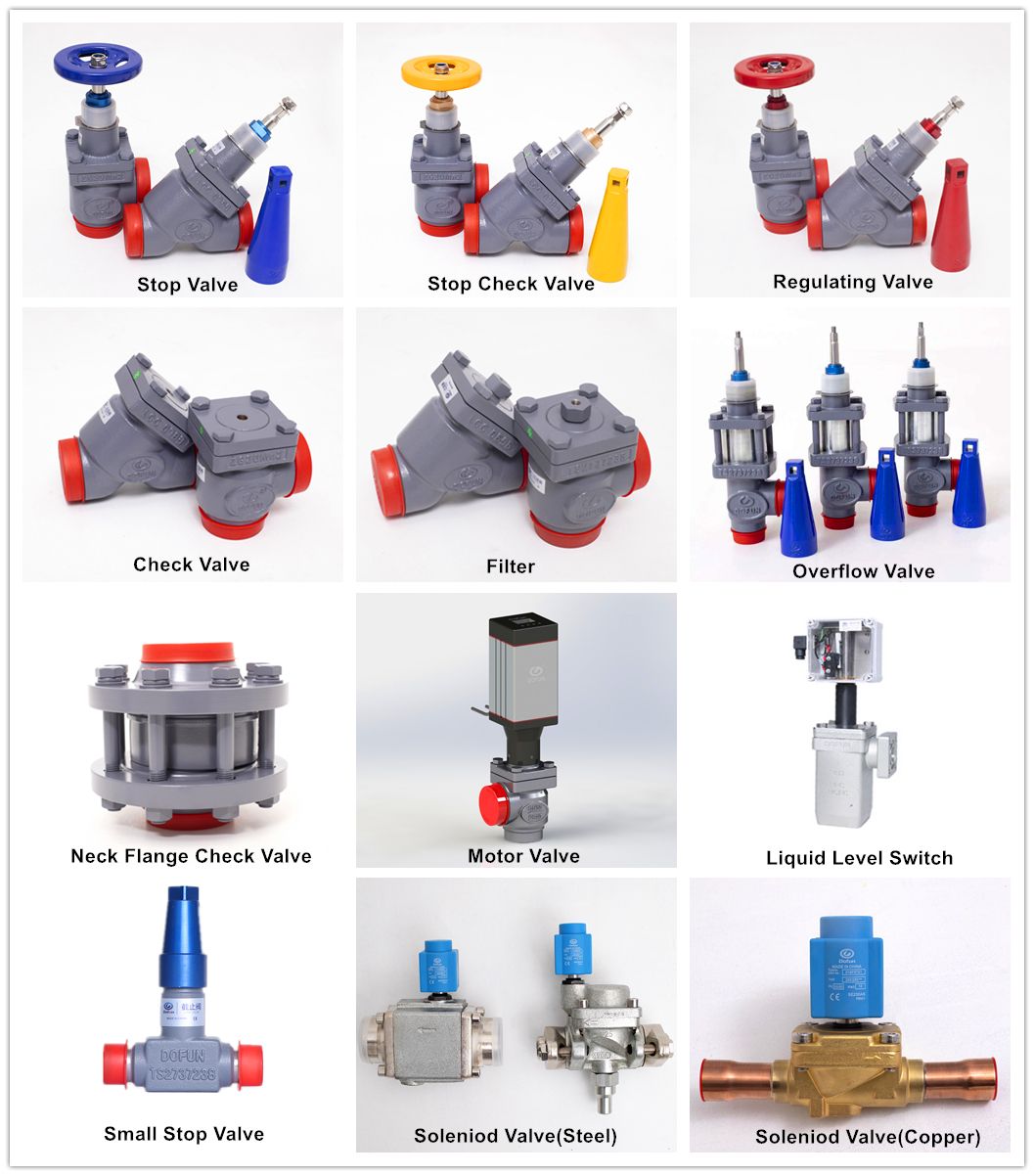 China Best Selling Industrial Refrigeration Cold Storage Ammonia Freon Valves Gained CE SGS Certification