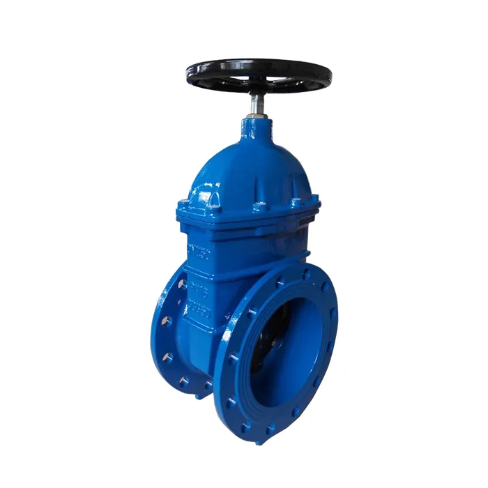 China High Pressure 4 Inch DIN F4 Ductile Cast Iron Ggg50 Resilient Seated Nrs Sluice Gate Valve Factory