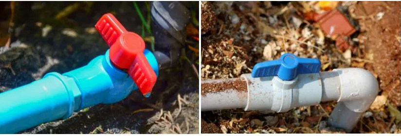 China Supplier Free Sample Custom Plastic Irrigation Valves Types PVC Compact Ball Vale for Irrigation