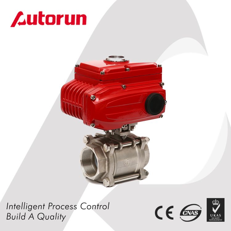 Chinese Manufacturer CF8 2" Shutoff Electric Ball Valve