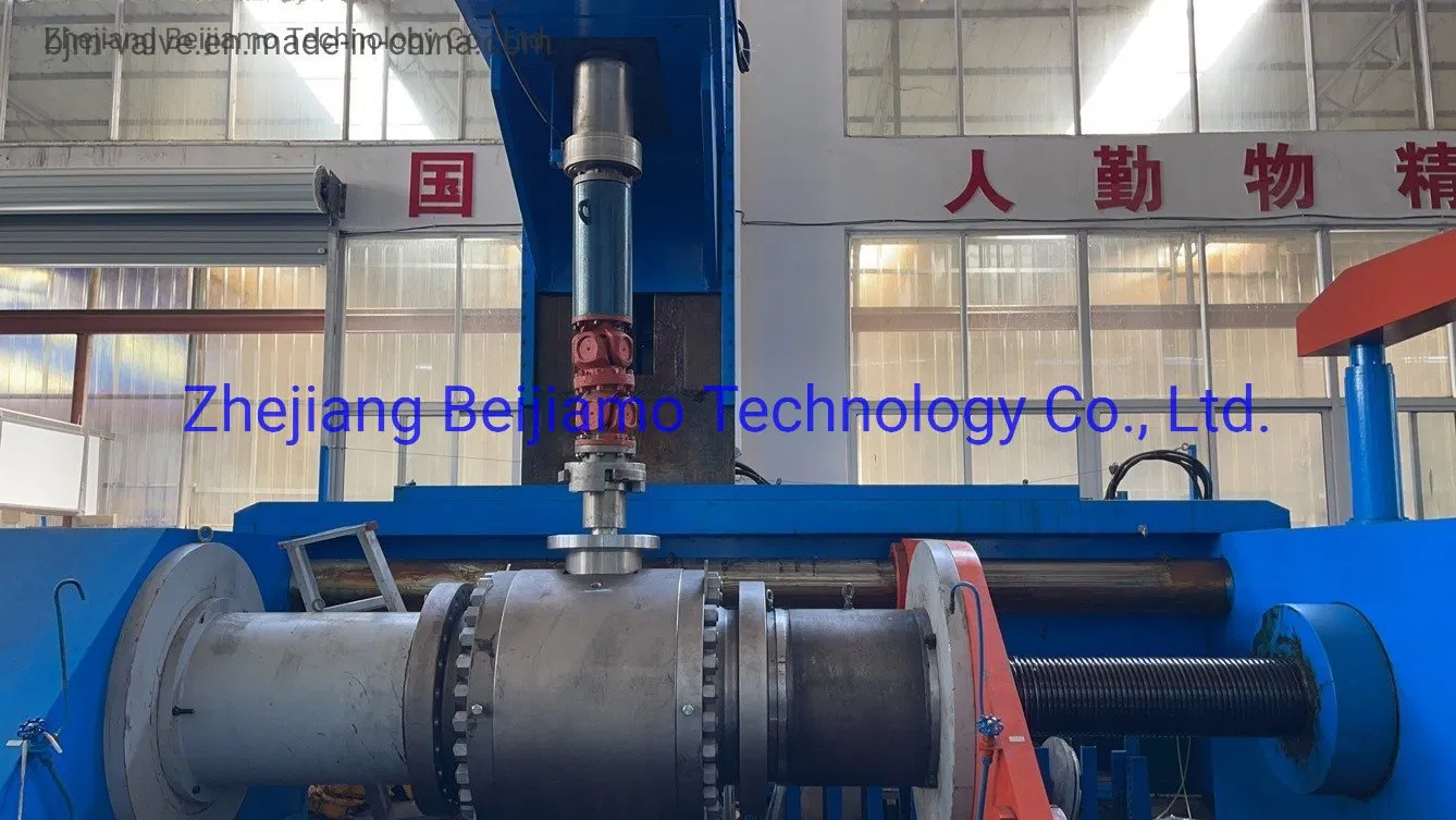 Chinese Manufacturer Oil&Gas Trunnion Ball Valve with Actuator