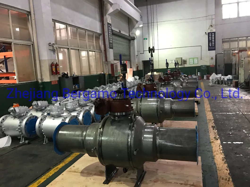 Chinese Manufacturer Oil&Gas Trunnion Ball Valve with Actuator