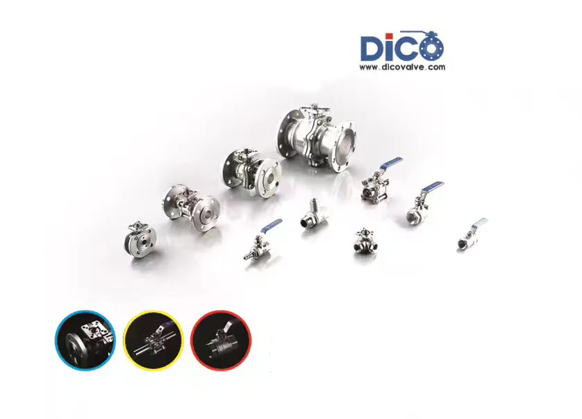 Control Series Valve Industrial Stainless Steel Bsp BSPT 1PC Butterfly Handle Ball Valve