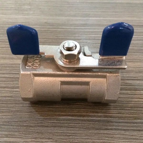 Control Series Valve Industrial Stainless Steel Bsp BSPT 1PC Butterfly Handle Ball Valve