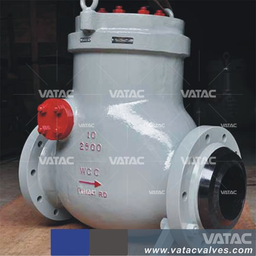 Counter Weight Cast Steel RF Flanged Butterfly Check Valve