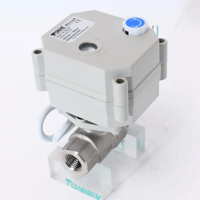 DC5V/DC9-24V 3/8 Inch 304ss Motorized Water Control Ball Valve