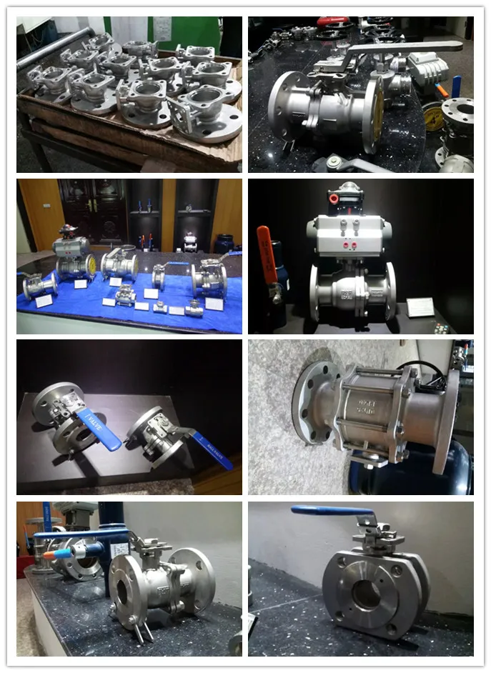 DIN 3202-F1 3PC CF8m Flanged Ball Valve 2"