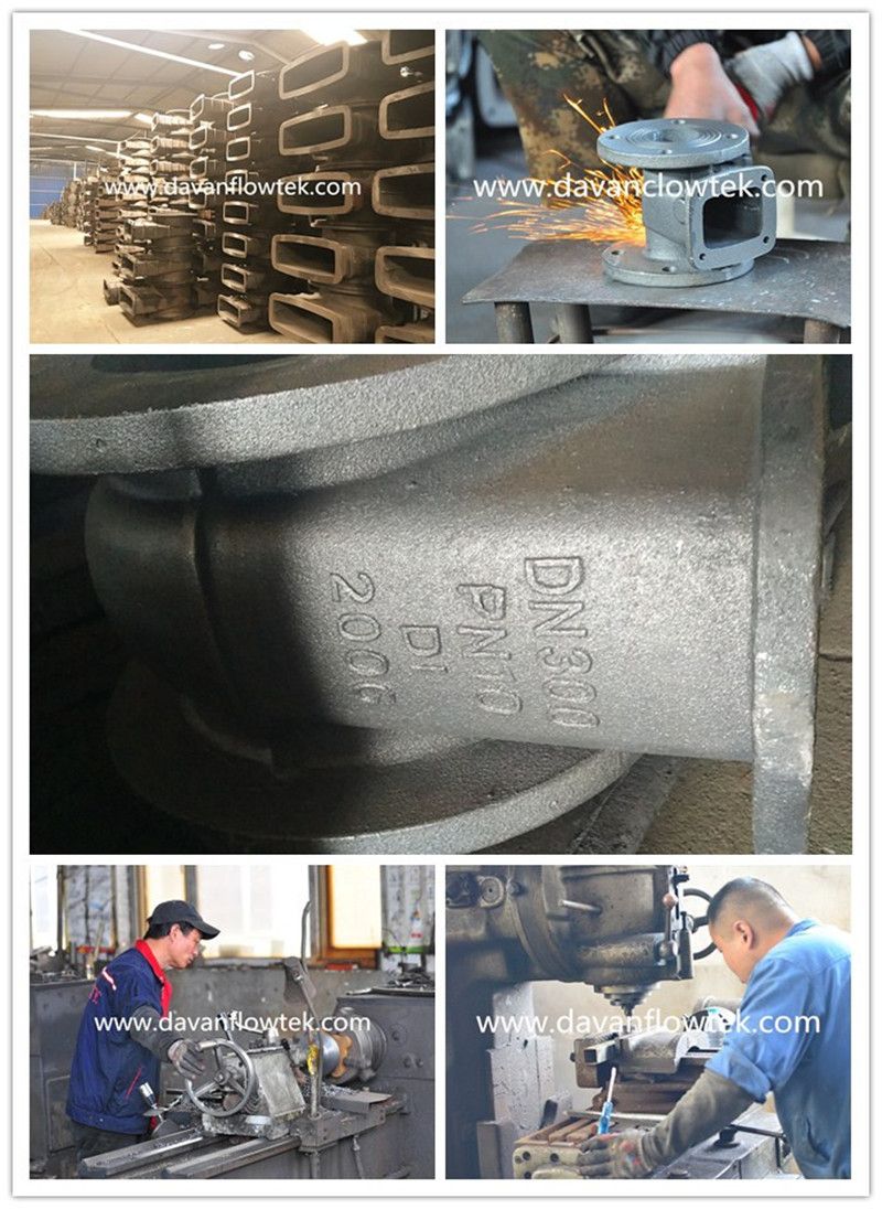 DIN 3352 F4 Ggg40 Resilient Seat Gate Valve Ductile Cast Iron Handwheel Operated Factory Water Pn16 DN100 Gate Valve Flanged Gate Valve Sluice Gate Valve
