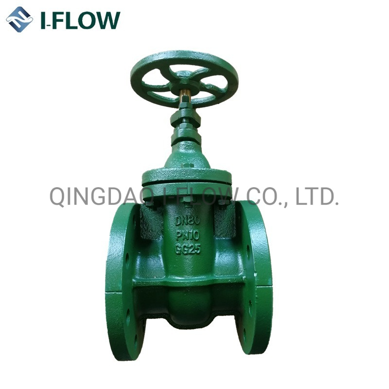 DIN F4 Ggg40.3 Nrs Metal Seat Gate Valve Pn16