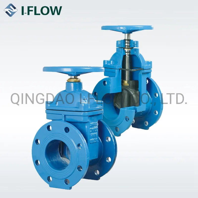 DIN3352 F4/En 1171 Pn 10/Pn16 Non Rising Stem Resilient Seated Seat Gate valve