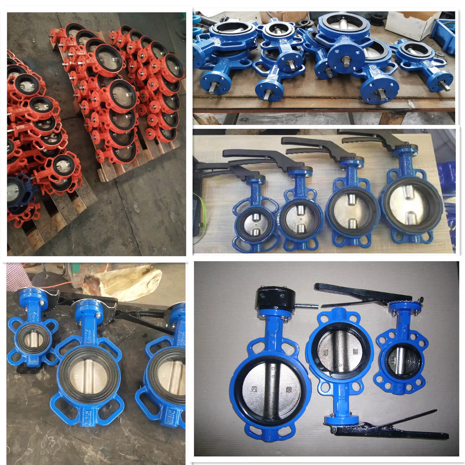 DN1500 Pn16 En593 14 China Factory Ductile Iron Ggg50 Gear Operated Double Flange Butterfly Valve Resilient Seat Double Offset / Eccentric Butterfly Valve