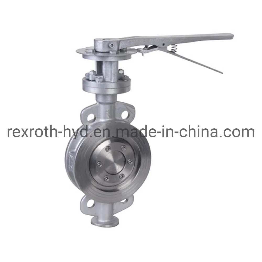 Dn250 -10inch-High-Performance Double-Offset Metal Seat Wafer Stainless-Steel Hand Wheel Butterfly Valve
