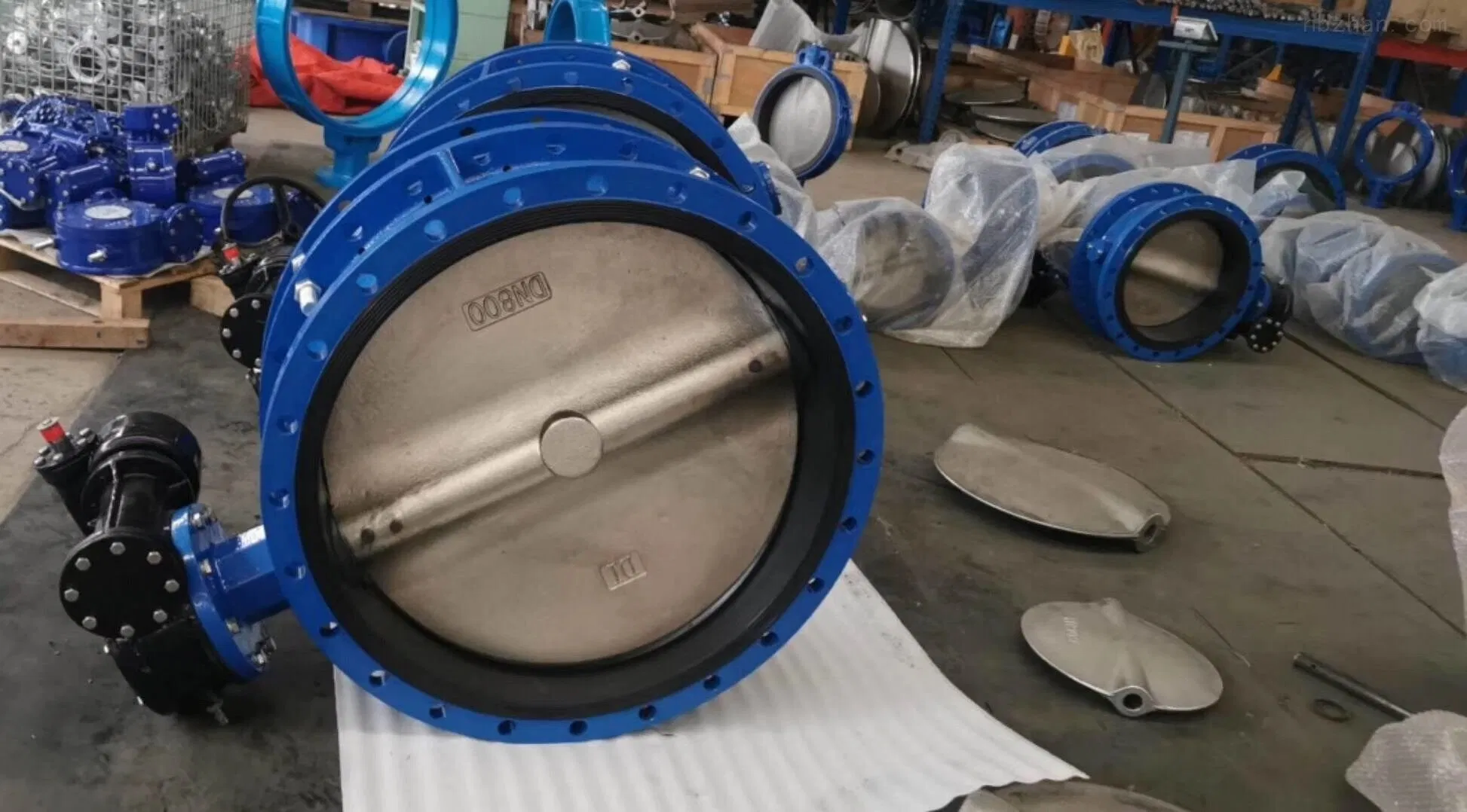 DN3200- DN4000 Ductile Iron Flanged Butterfly Valve