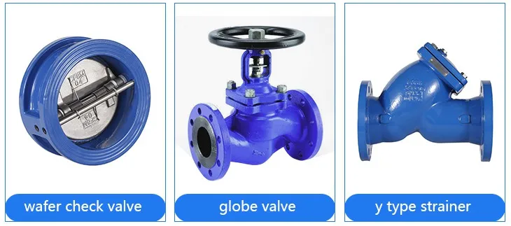 Ductile Iron Foot Valve with Stainless Steel Screen Vertical Type Check Valve