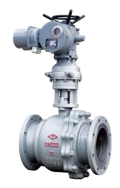 Electric power cast steel ball valve